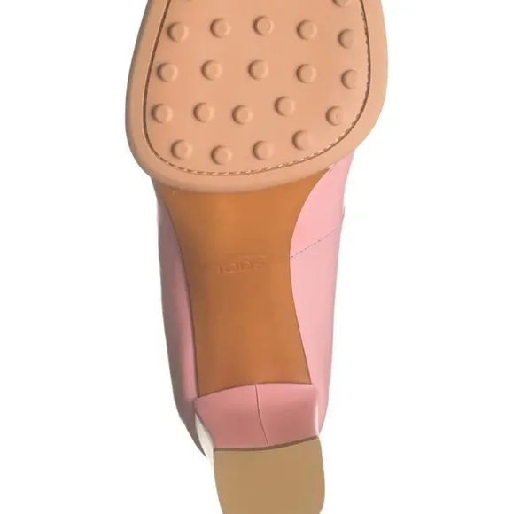 Sale🥳NWT Tods Geniune leather Block Heel Pumps in Baby Pink - Picture 4 of 4